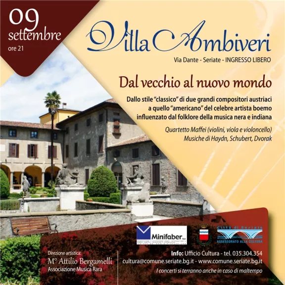 CONCERTI IN VILLA 2016