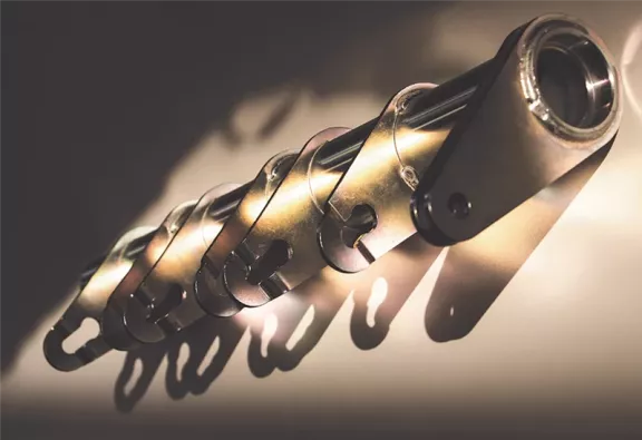 Metal parts with multi technology